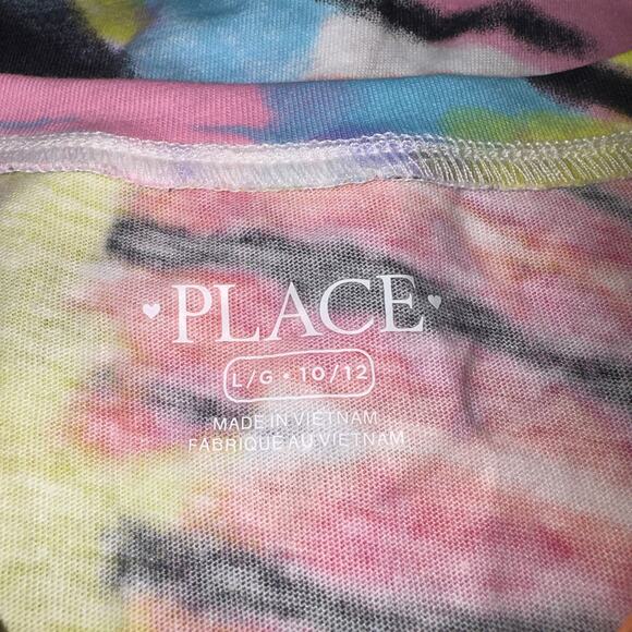 The children’s place Tie-Dye tie-front shirt Girls size Large (10/12) - Picture 6 of 6